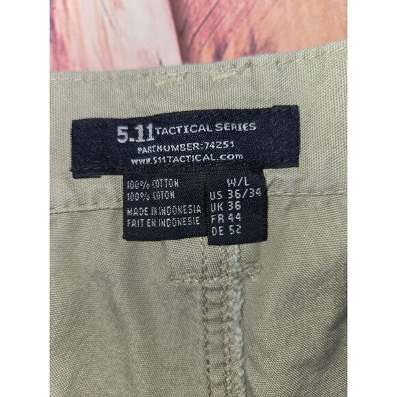 5.11 Tactical Series Mens Cargo Pants 36x32 - Picture 4 of 8